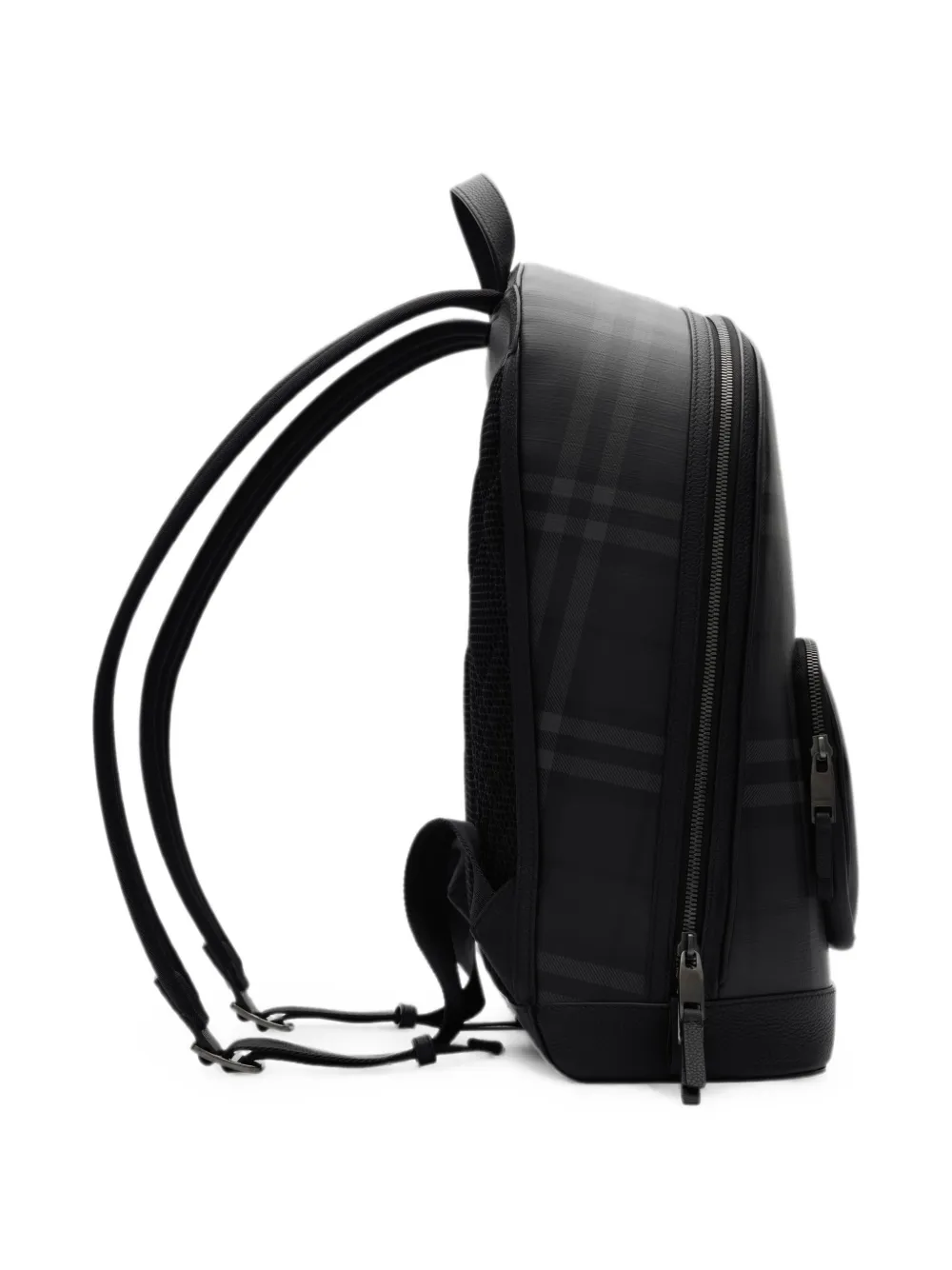 Burberry City Check rugzak met rits Zwart