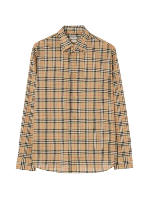 Burberry relaxed-fit Check cotton shirt