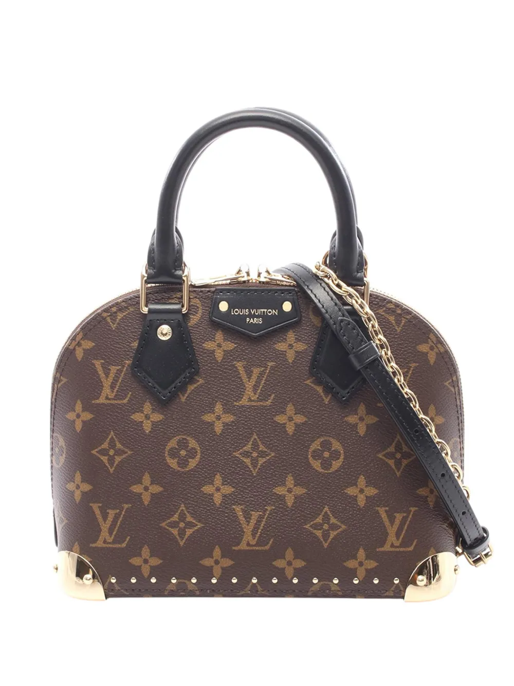Louis Vuitton Pre-Owned Borsa a tracolla Alma BB con monogramma 2021-2026 - Marrone