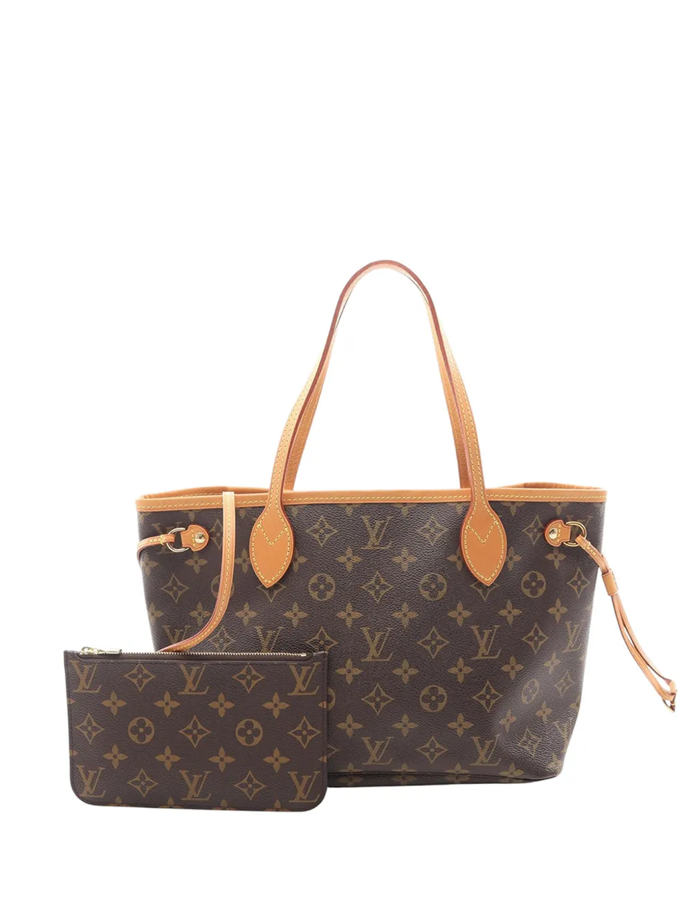 Louis Vuitton Pre-Owned Borsa tote Neverfull PM con monogramma 2021-2026 - Marrone