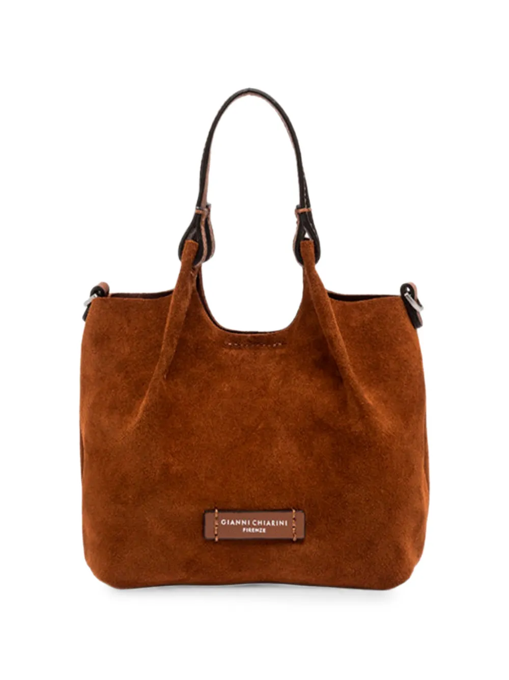 GIANNI CHIARINI Dua kleine schoudertas Bruin