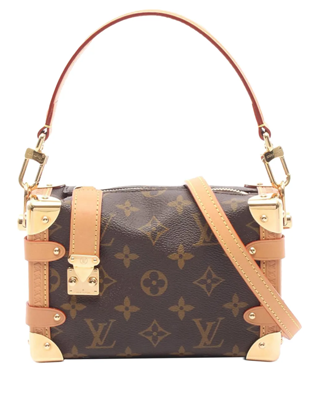Louis Vuitton Pre-Owned 2021-2026 Monogram Side Trunk PM Satchel-Tasche - Braun
