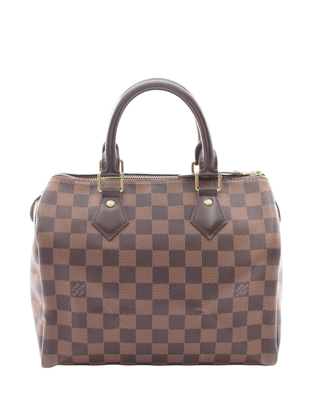 Louis Vuitton Pre-Owned Borsa a tracolla Speedy Bandouliere 25 in tela Damier Ebène 2017 - Marrone