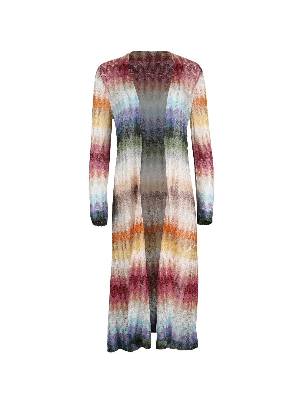Missoni zigzag-knit cardigan - Orange