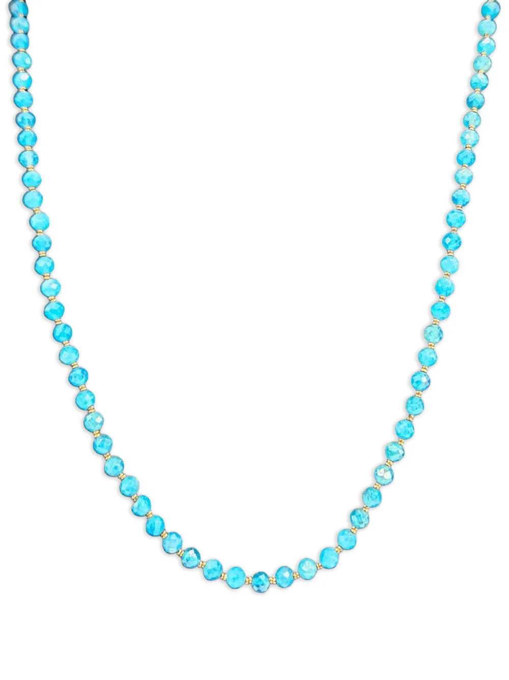 Madison Apatite Halskette mit Perlen - Blau