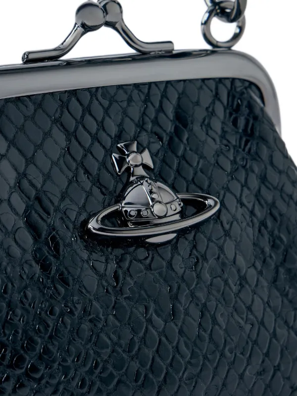 Vivienne Westwood Mini Granny Frame Tote Bag | Black | FARFETCH GE
