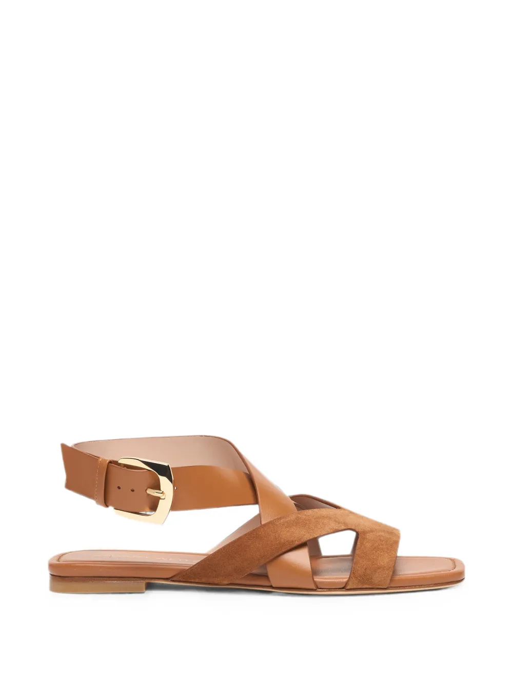 Stuart Weitzman Sai square-toe sandals Beige