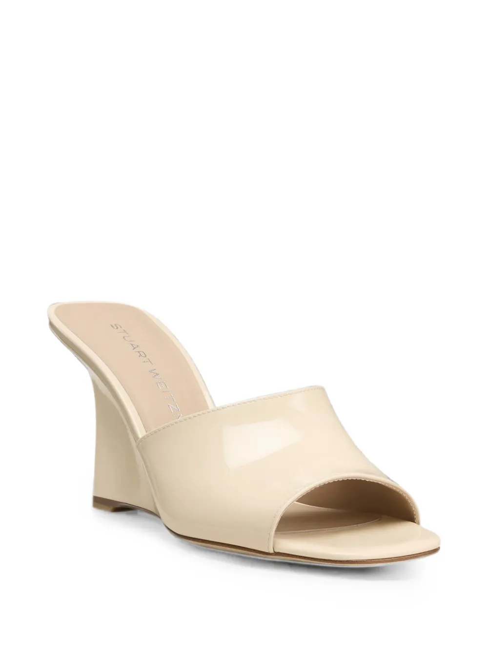Stuart Weitzman Vinnie muiltjes met sleehak Beige