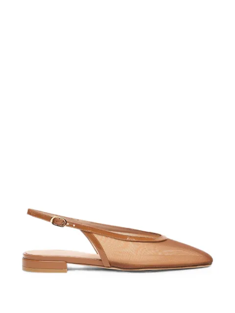 Stuart Weitzman mesh slingback ballet flats