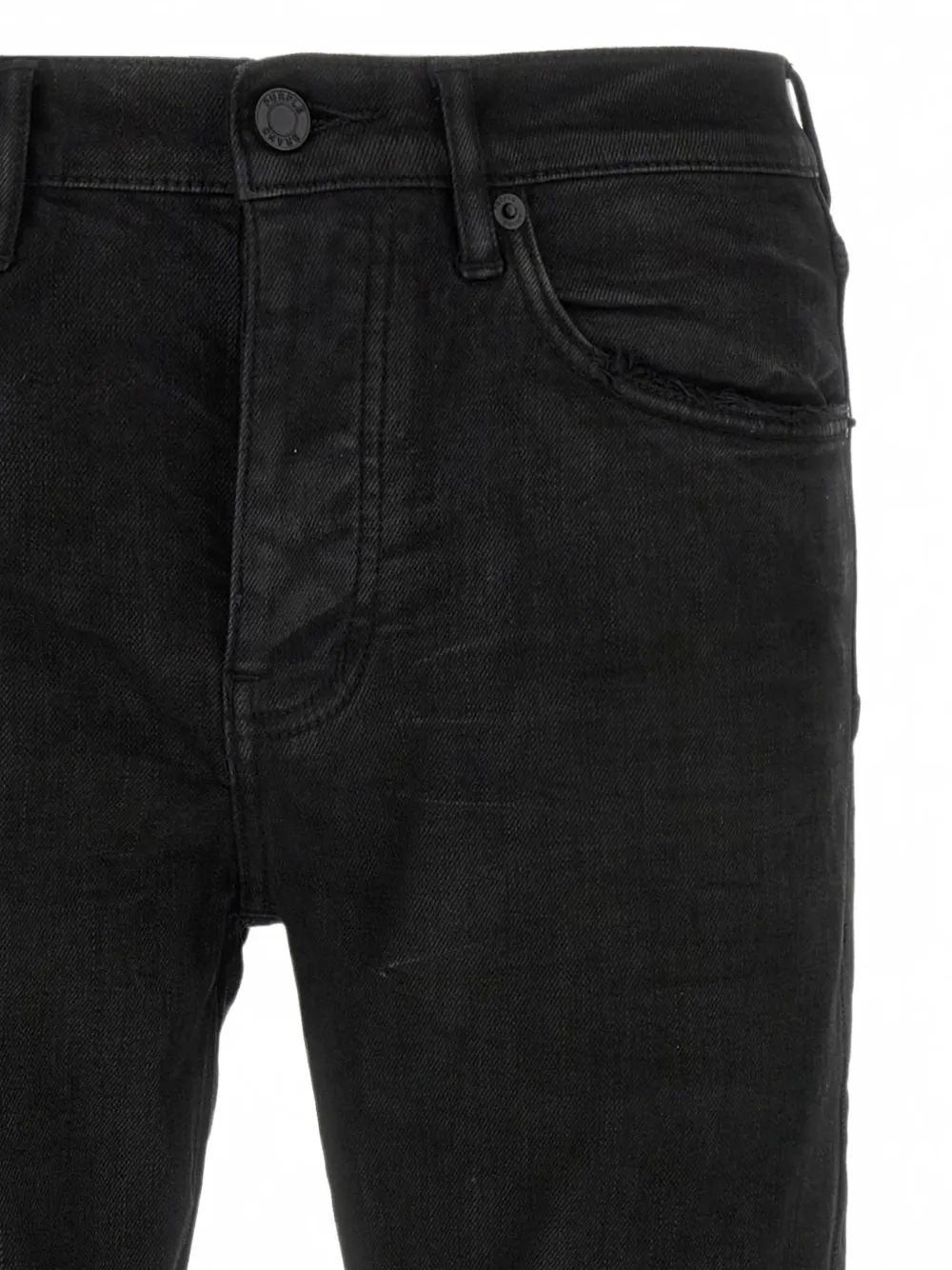 Purple Brand P001 jeans met logopatch Zwart