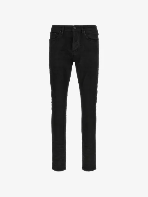 Purple Brand P001 logo-patch jeans