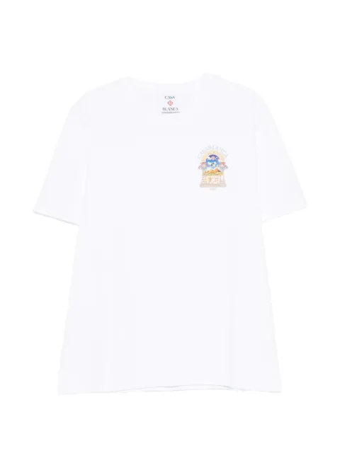 Casablanca camiseta con estampado gráfico