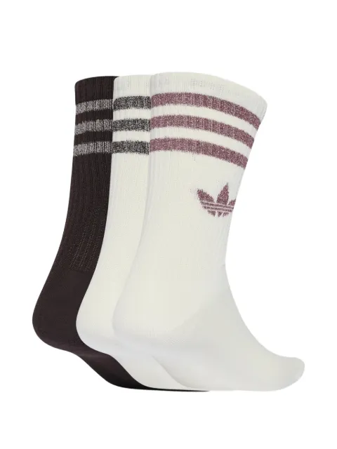 adidas three-stripe socks (set of three)