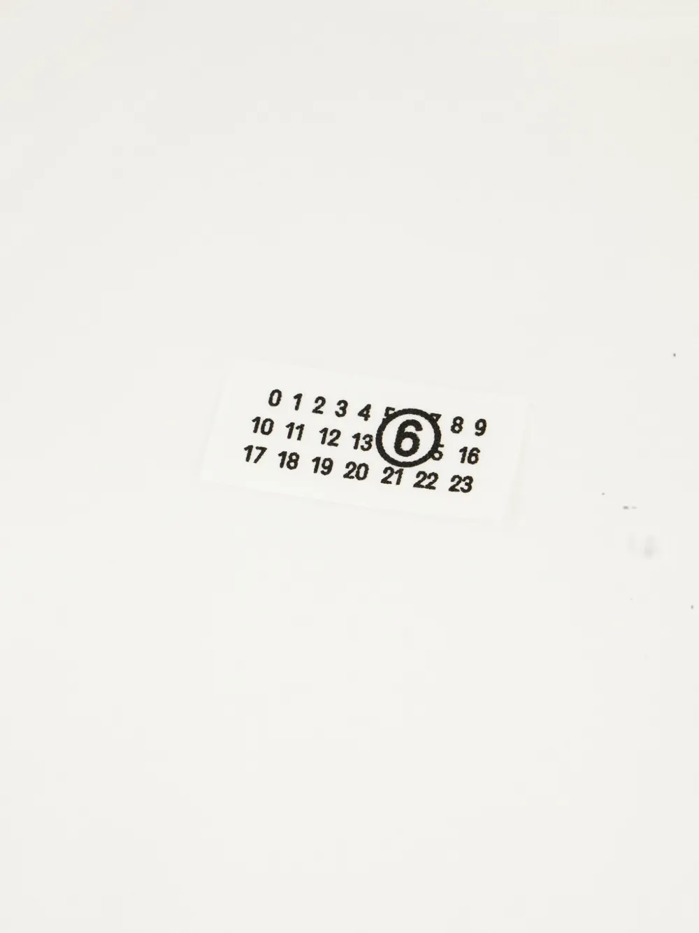 MM6 Maison Margiela T-shirt met logoprint Wit