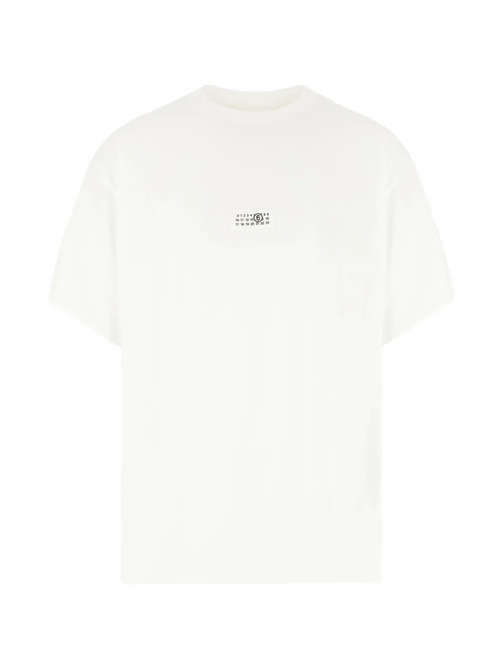 MM6 Maison Margiela logo-print T-shirt - Bianco
