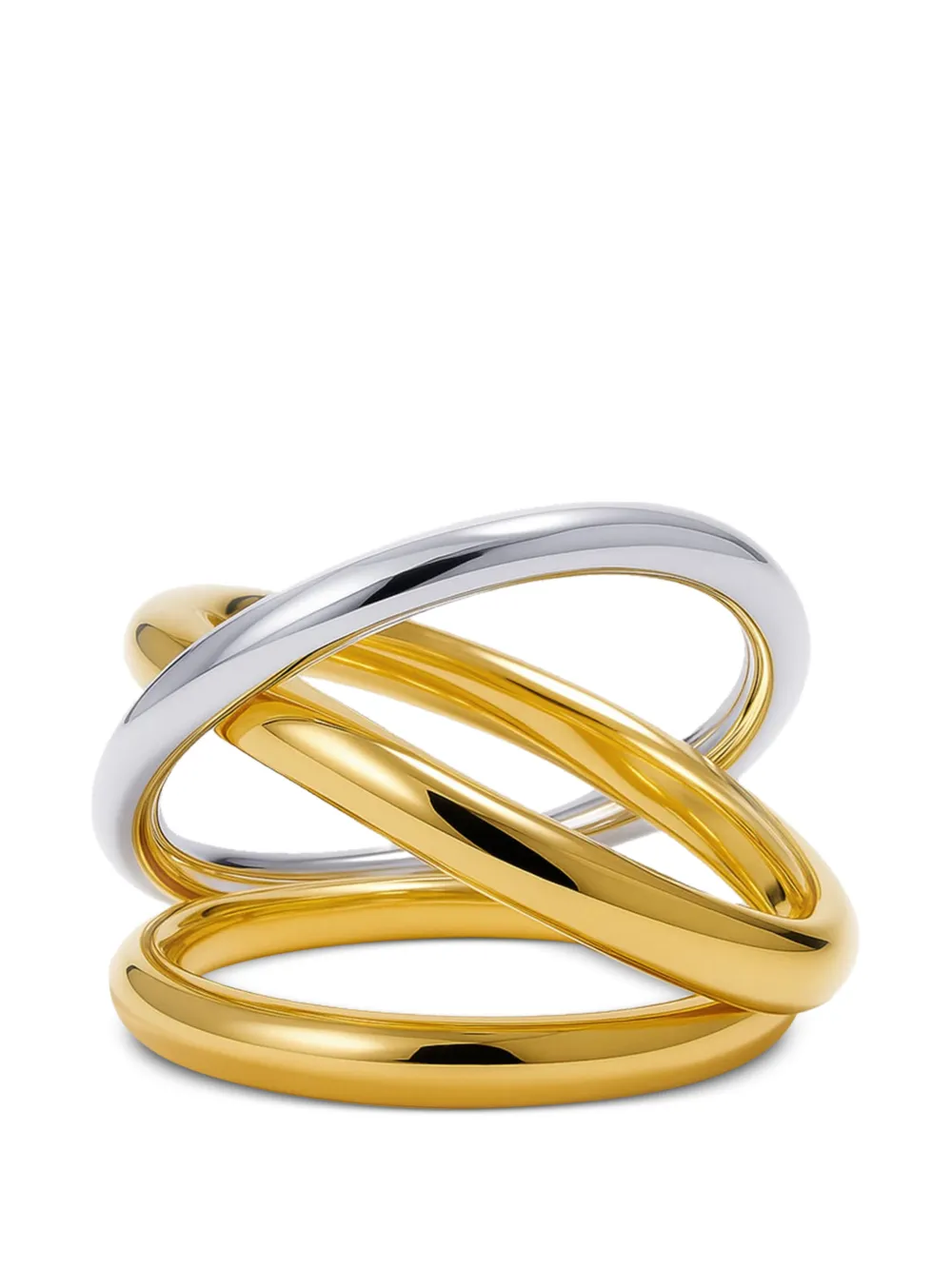 YOJ Fusion intertwined rings - Gold