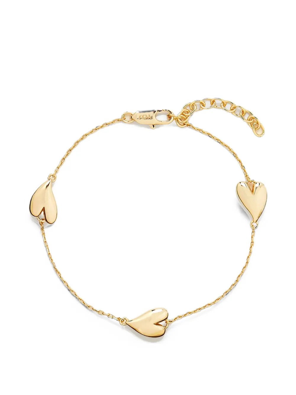 YOJ mini Love Heart chain bracelets - Oro