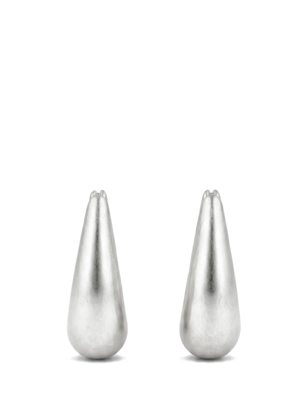 YOJ Molten maxi earrings - Silber