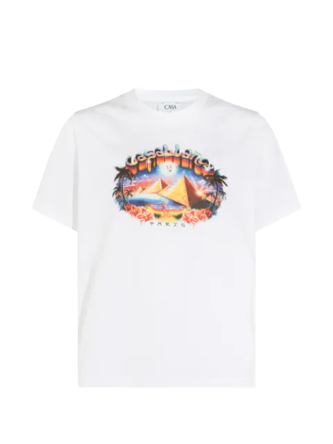 Casablanca graphic-print cotton T-shirt