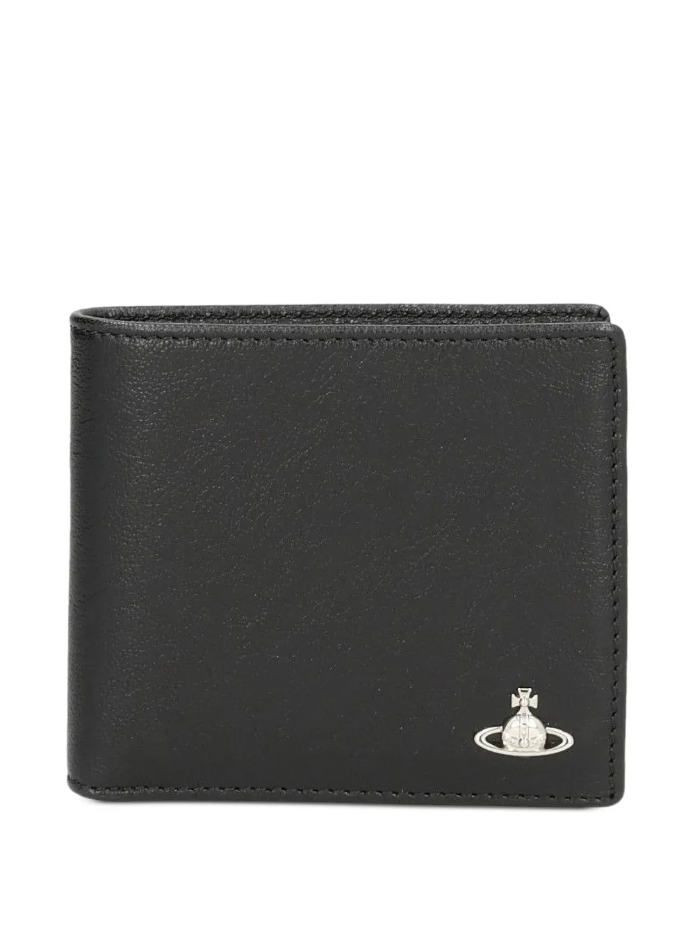 Vivienne Westwood Orb plaque billfold wallet - Nero