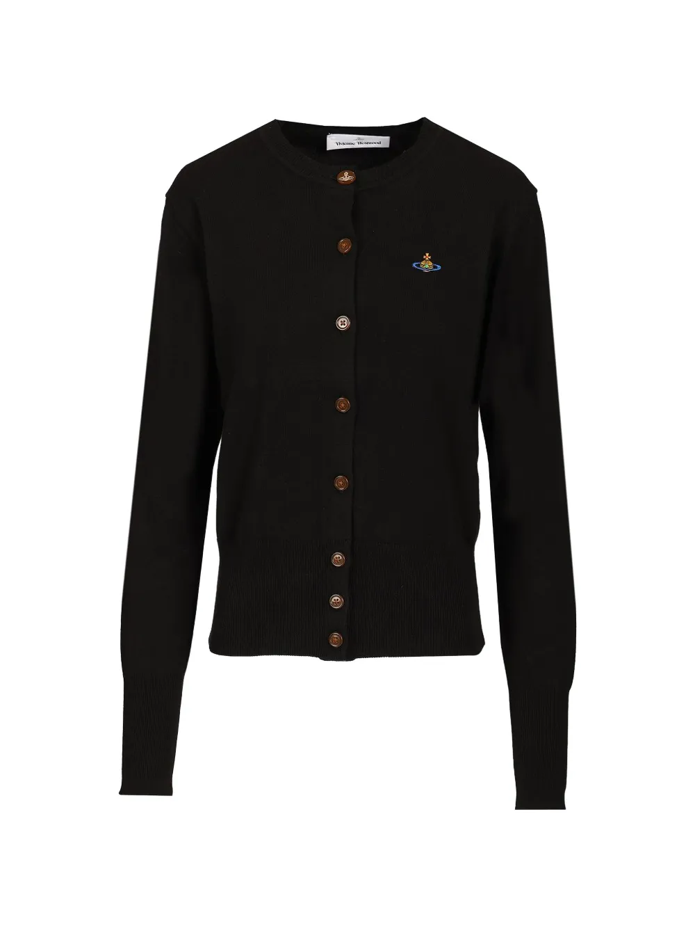 Vivienne Westwood Bea Orb-embroidered cardigan - Schwarz