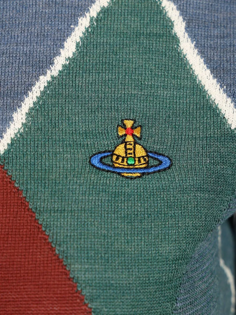 Vivienne Westwood Cropped vest met argyle patroon Groen
