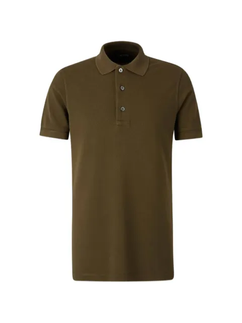 TOM FORD logo-embroidered piqué polo shirt