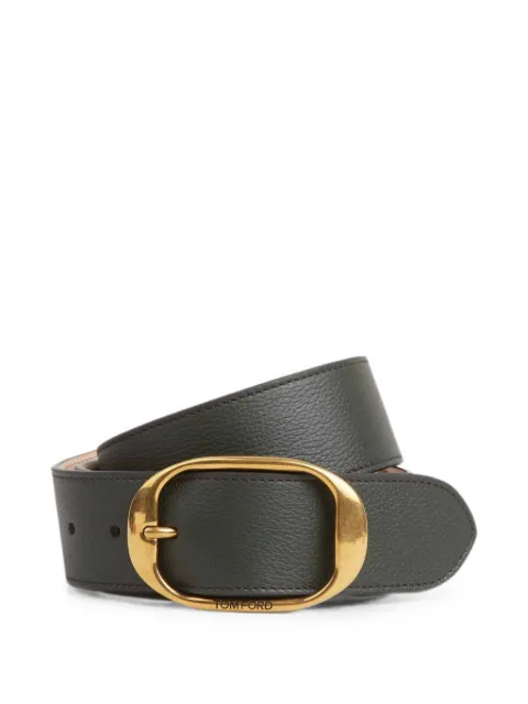 TOM FORD grainy-leather buckle belt