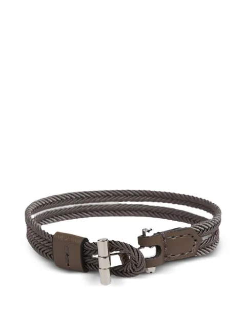 TOM FORD pulsera trenzada con barra en T