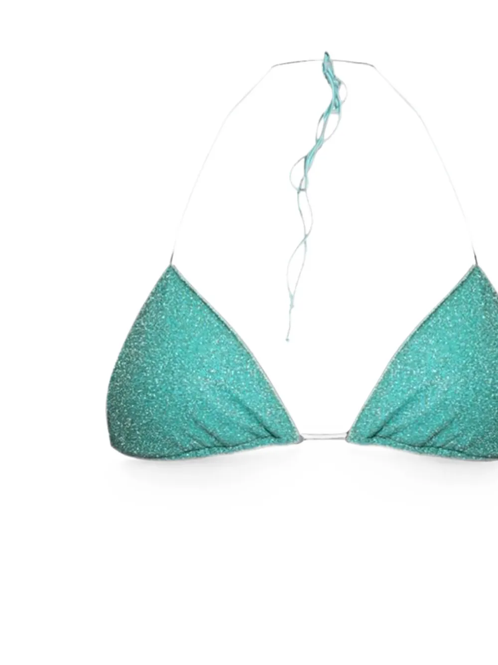 Oséree Lurex bikini met striksluiting Groen