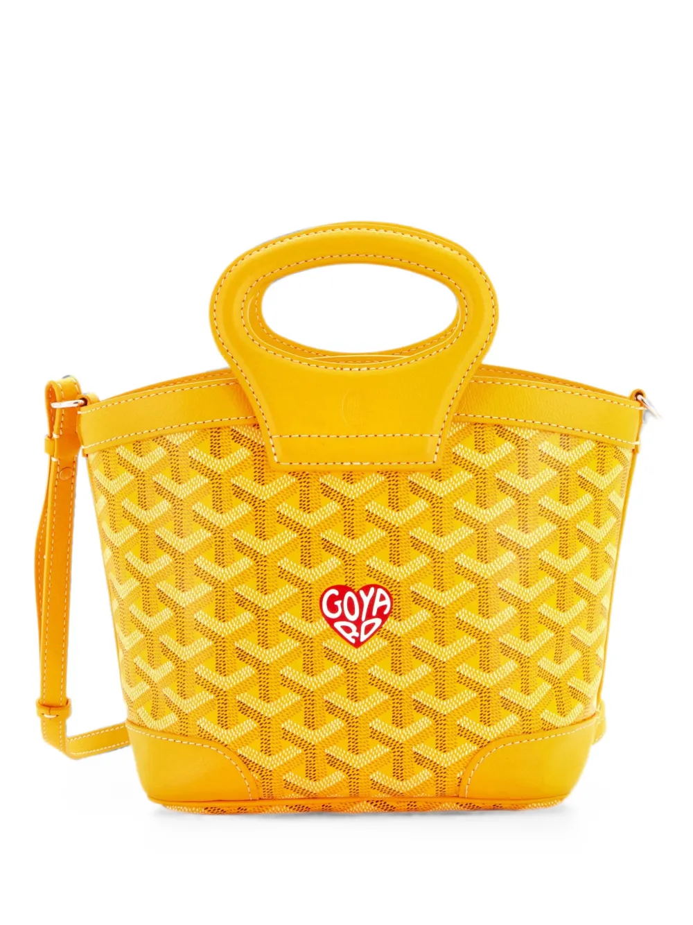 Goyard Pre-Owned Borsa tote Beluga mini in tela cerata - Giallo