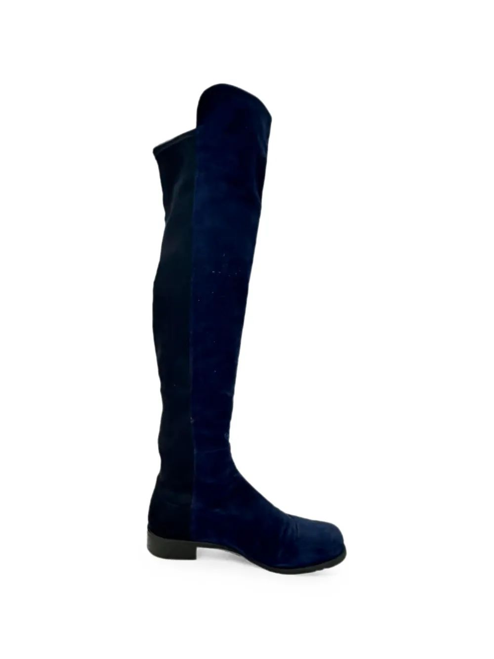 Stuart Weitzman 2010s knee-high suede boots - Blu