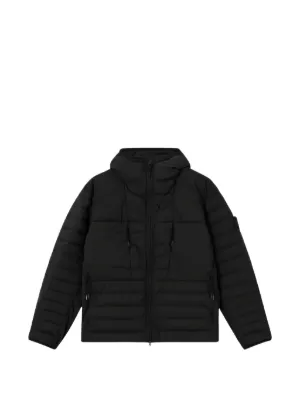 Stone Island フーデッド キルティングジャケット | グレー | FARFETCH JP