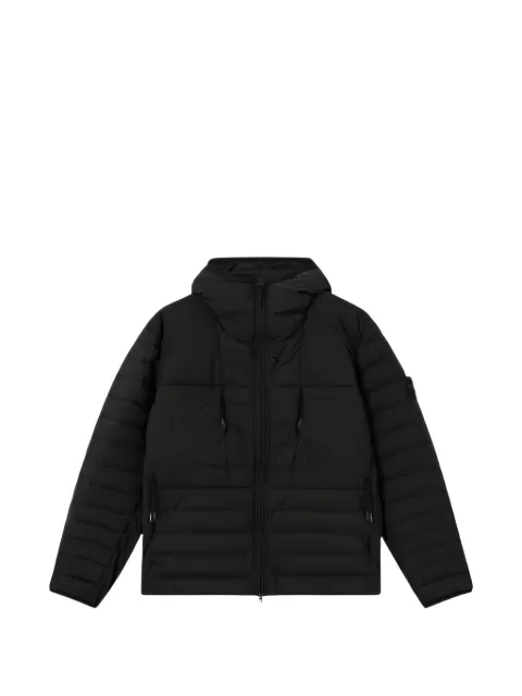 Stone Island quilted hooded jacket