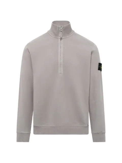 Stone Island 6100068 brushed organic-cotton fleece sweatshirt
