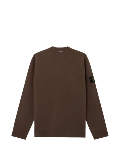 Stone Island pull à patch logo