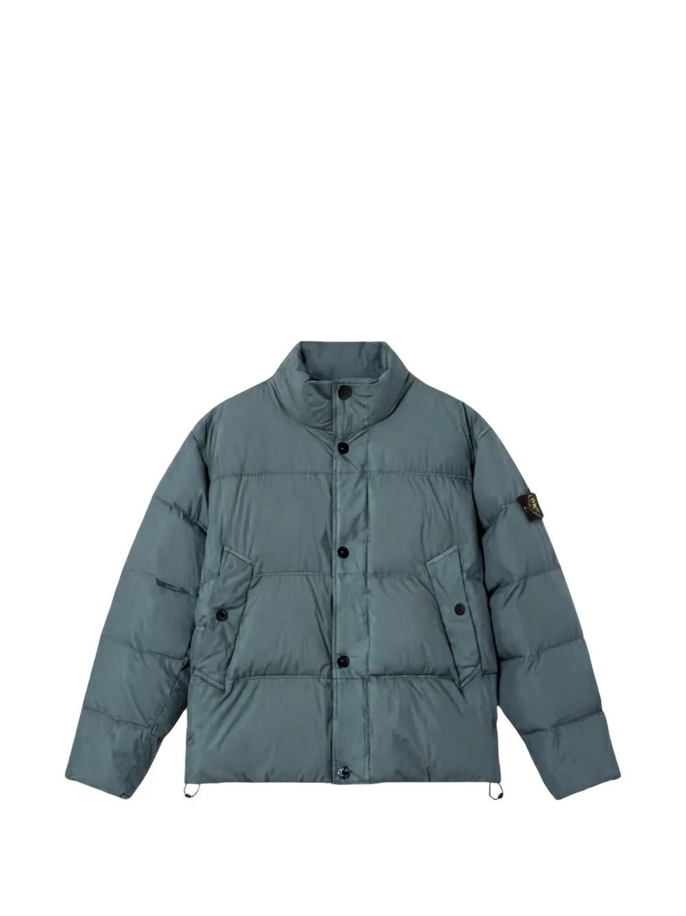 Stone Island 4100109 Crinkle Reps NY Jacke - Grün