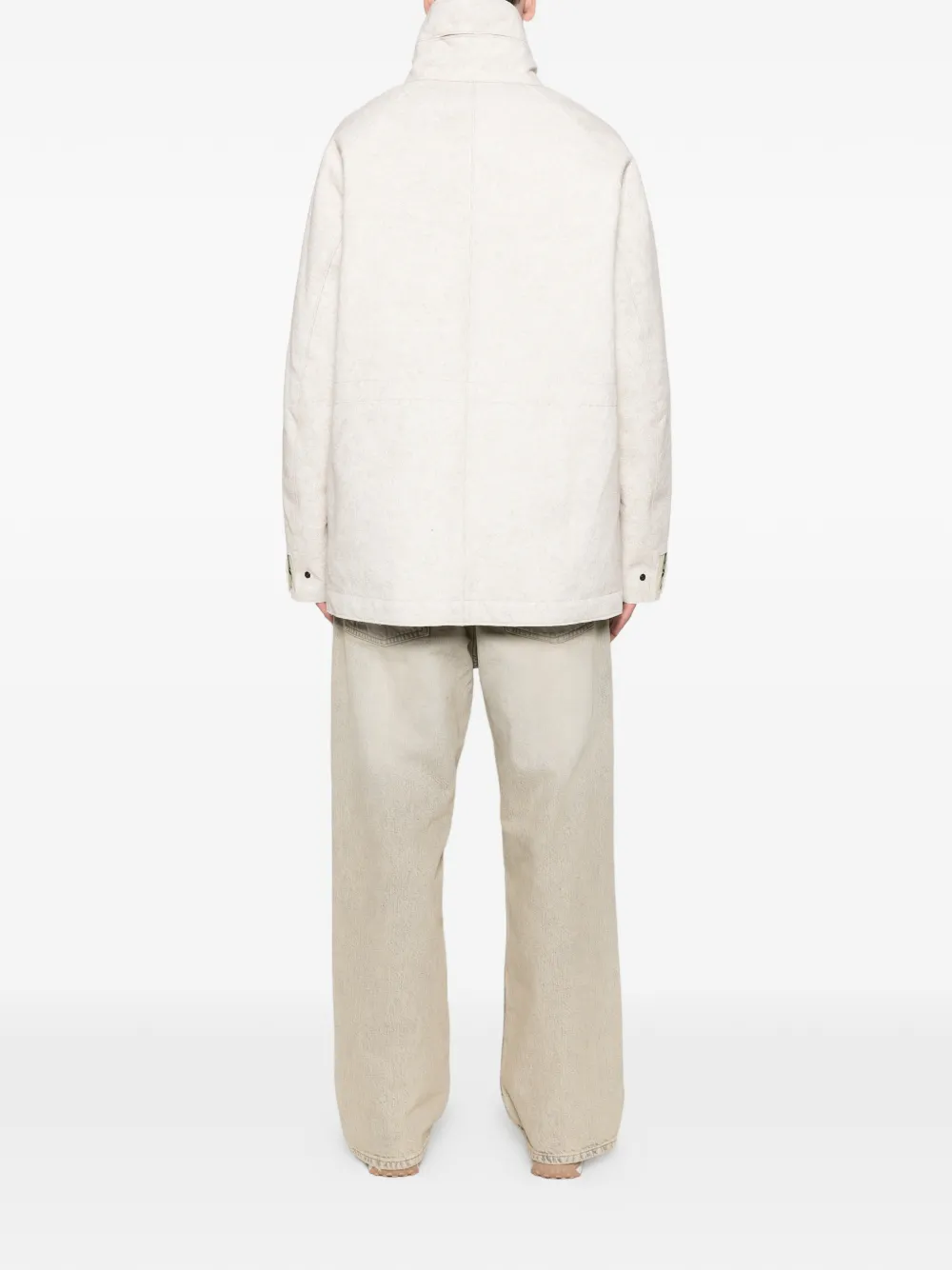Stone Island 4100038 panno coagulato parka Beige