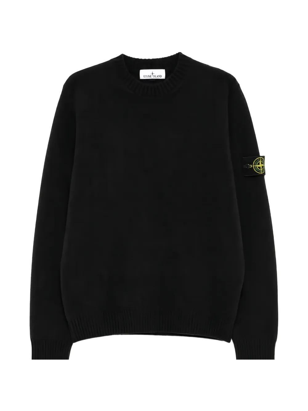 Stone Island Compass-patch sweater - Nero