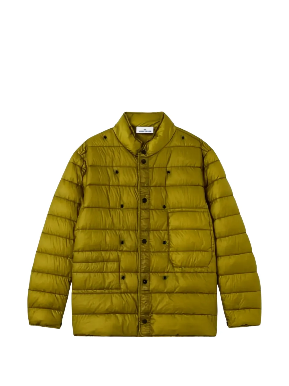Stone Island 7100013 dense oxford Nylon-Tc parka - Schwarz