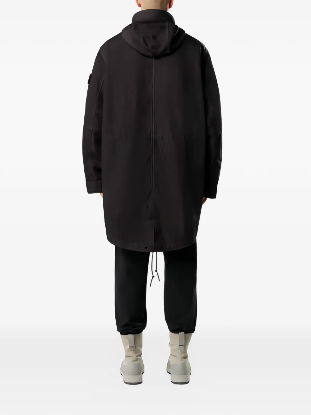 Stone Island 7100013 Dense Oxford nylon-tc parka Grijs