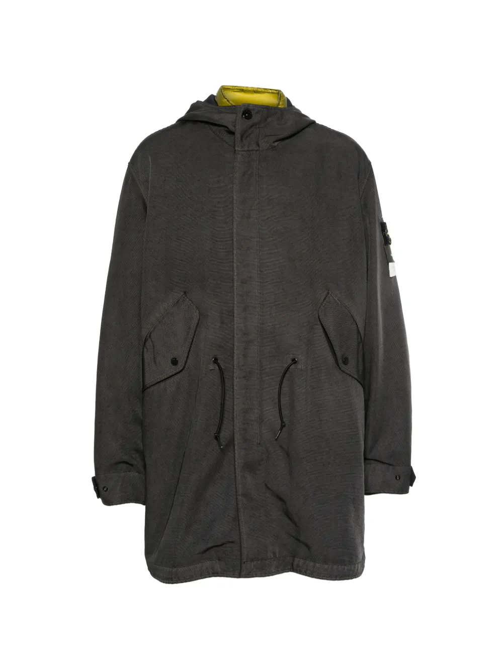 Stone Island 7100013 Dense Oxford nylon-tc parka Grijs