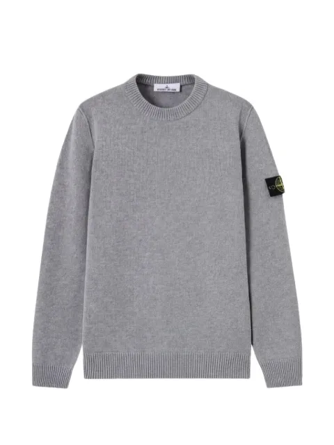 Stone Island logo-patch sweater