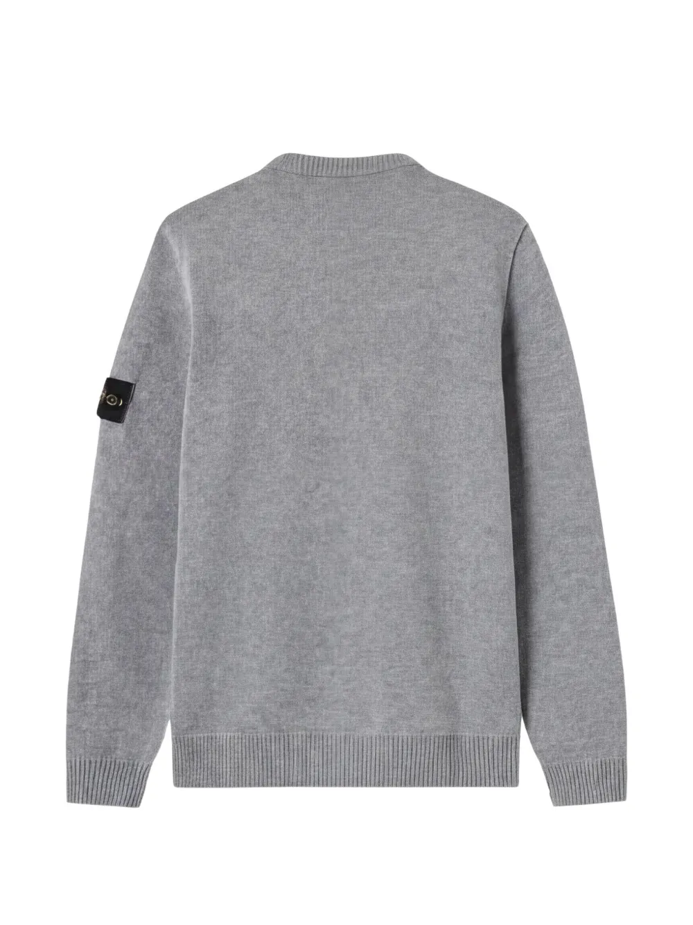 Stone Island Trui met logopatch Grijs