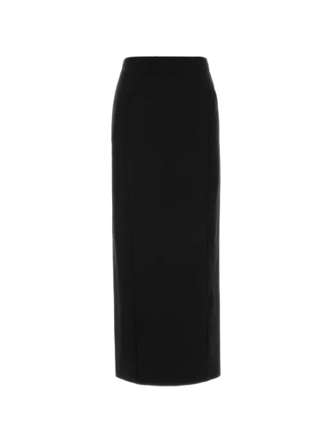 Jil Sander Saia midi com recortes e fenda posterior