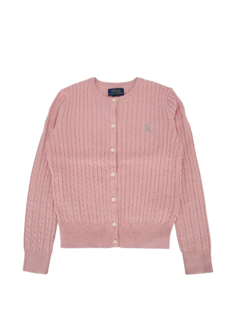 POLO RALPH LAUREN KIDS cable-knit cardigan