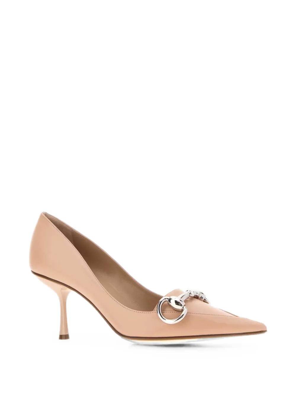Gucci Horsebit leren pumps Roze