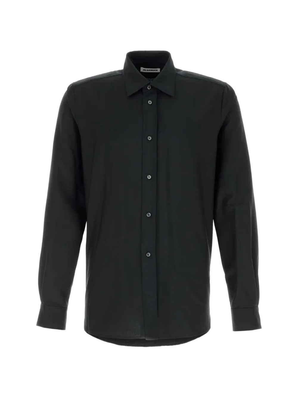 Jil Sander long-sleeve button-down shirt - Schwarz