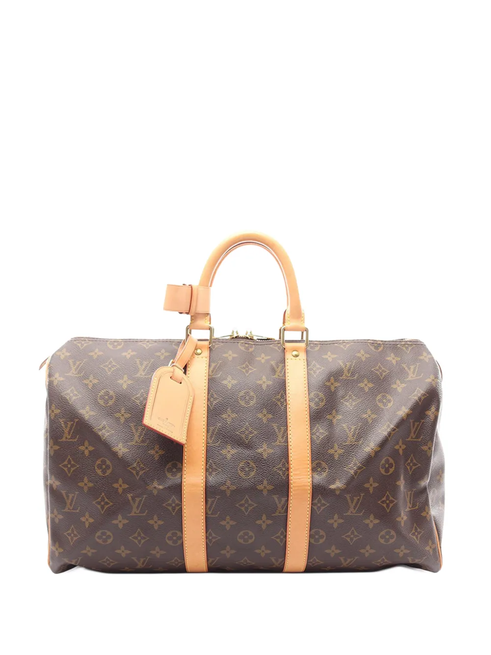 Louis Vuitton Pre-Owned 2001 Monogram Keepall Reisetasche 45cm - Braun