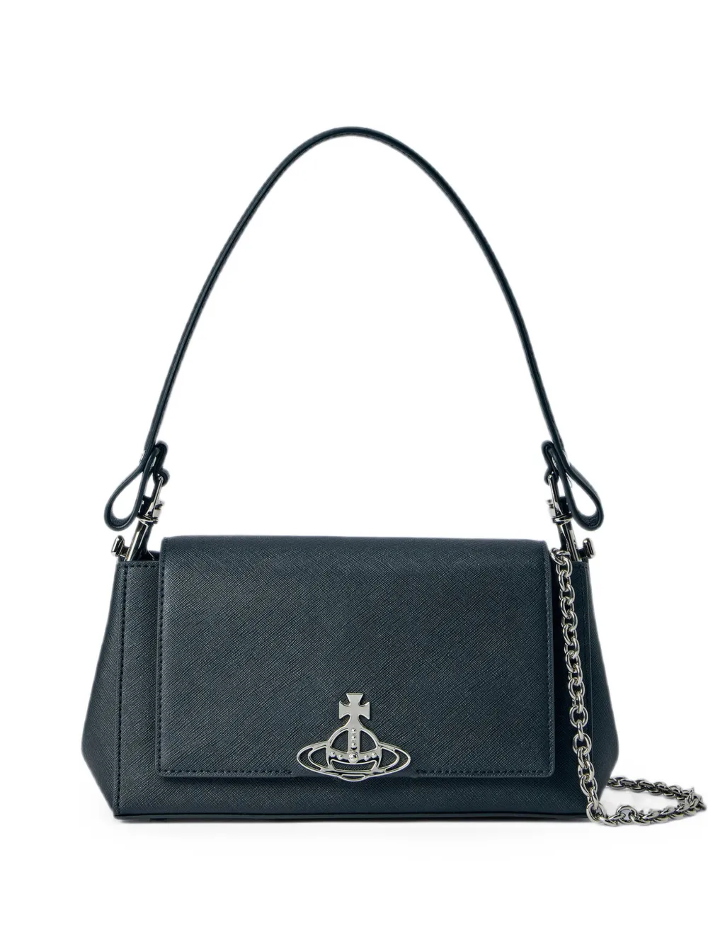 Vivienne Westwood Hazel Orb-plaque chain-strap shoulder bag - Schwarz